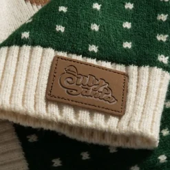 SillySanta A/S Juletrøje Retro Grøn til Børn - Tøj