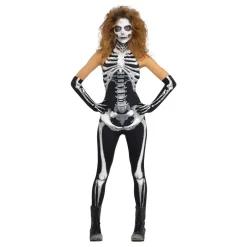 Reithmüller Europe GmbH Jumpsuit Skeletkostume - Udklædningskostumer|Kostumetema