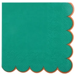 Santex Kaffeservietter Grøn/Orange - Borddækning