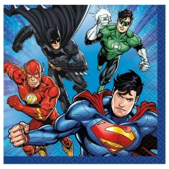 Unique UK Inc t/as Unique Party Kaffeservietter Justice League - Merchandise|Borddækning