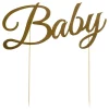 Hisab/Joker Company AB Kagedekoration Baby Guld - Oppyntning|Bagning