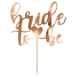PartyDeco sp. z o.o. Kagedekoration Bride To Be Rosé - Oppyntning|Bagning