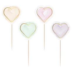 Globos Europe B.V. Kagedekorationer Hjerter Watercolor - Oppyntning|Bagning
