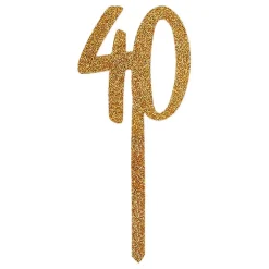Outlet CG Global Products Ltd Kagedekoration 40 Guld i Akryl