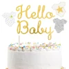 Reithmüller Europe GmbH Kagedekoration Hello Baby Guld Glitter - Oppyntning|Bagning