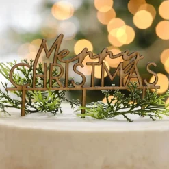 Ginger Ray Ltd Kagedekoration Merry Christmas - Oppyntning|Bagning