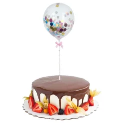 Clearance Partyking AB Kagedekoration Mini Konfettiballoner Flerfarvet