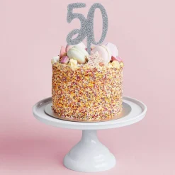 Discount CG Global Products Ltd Kagedekoration 50 Sølv i Akryl