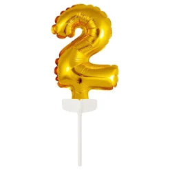 Clearance Reithmüller Europe GmbH Kagedekoration Talballon Mini Guld