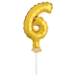 Unique UK Inc t/as Unique Party Kagedekoration Talballon Mini Guld - Oppyntning|Balloner
