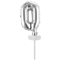 Best Reithmüller Europe GmbH Kagedekoration Talballon Mini Sølv
