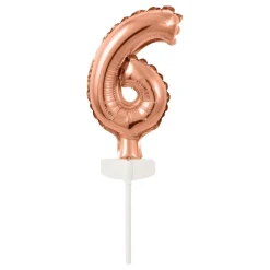 Reithmüller Europe GmbH Kagedekoration Talballon Mini Roséguld - Oppyntning|Bagning