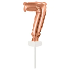 Reithmüller Europe GmbH Kagedekoration Talballon Mini Roséguld - Oppyntning|Bagning