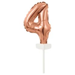 Reithmüller Europe GmbH Kagedekoration Talballon Mini Roséguld - Oppyntning|Bagning