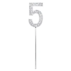 Partyking AB Kagedekoration Tal Diamanter Silver - Oppyntning|Bagning