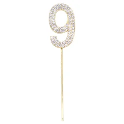 Partyking AB Kagedekoration Tal Diamanter Guld
