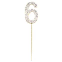 Partyking AB Kagedekoration Tal Diamanter Guld