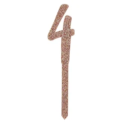 New CG Global Products Ltd Kagedekoration Tal Guld Glitter i Akryl