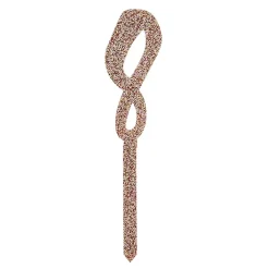 New CG Global Products Ltd Kagedekoration Tal Guld Glitter i Akryl