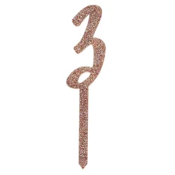 New CG Global Products Ltd Kagedekoration Tal Guld Glitter i Akryl