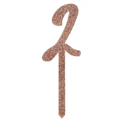 New CG Global Products Ltd Kagedekoration Tal Guld Glitter i Akryl