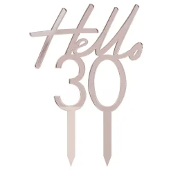 Ginger Ray Ltd Kagedekoration Tal Hello - Oppyntning|Bagning