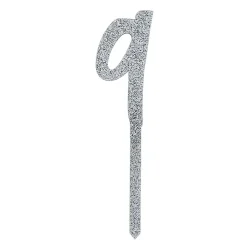 Online CG Global Products Ltd Kagedekoration Tal Sølv Glitter i Akryl