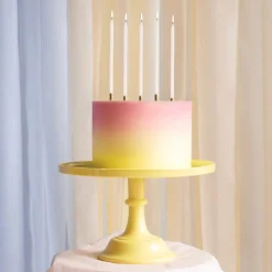 PartyDeco sp. z o.o. Kagefad på Fod Gul - Servering|Festtilbehør