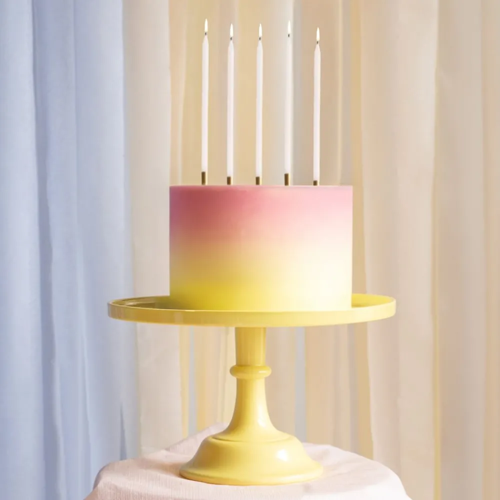 PartyDeco sp. z o.o. Kagefad på Fod Gul - Servering|Festtilbehør