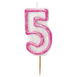 Clearance Unique UK Inc t/as Unique Party Kagelys Glitter Lyserød