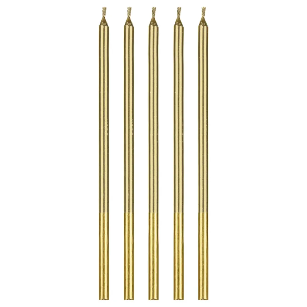 PartyDeco sp. z o.o. Kagelys Lange Guld - Bagning