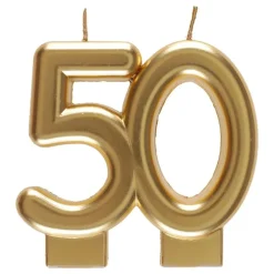 Santex Kagelys 50 Mat Guld - Bagning