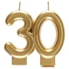 Hot Santex Kagelys 30 Mat Guld