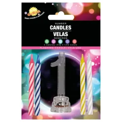Discount Fiestas Guirca, S.L Kagelys med LED-Lysholder