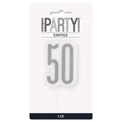 Unique UK Inc t/as Unique Party Kagelys 50 Sølv