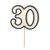 Sale PartyDeco sp. z o.o. Kagelys 30 Sort/Hvid