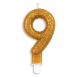 Hot Globos Europe B.V. Kagelys Tal Glitter Guld