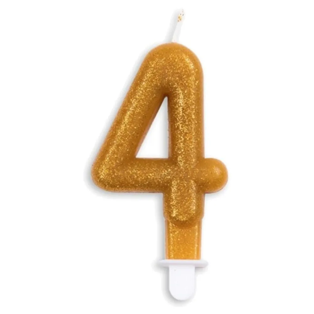 Hot Globos Europe B.V. Kagelys Tal Glitter Guld