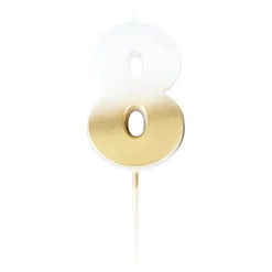 Ginger Ray Ltd Kagelys Tal Guld Ombre - Oppyntning|Bagning