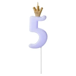 Discount PartyDeco sp. z o.o. Kagelys Tal med Krone Blå