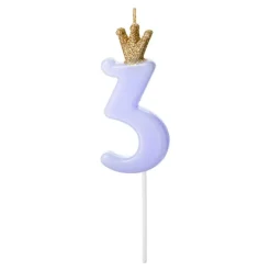 Discount PartyDeco sp. z o.o. Kagelys Tal med Krone Blå