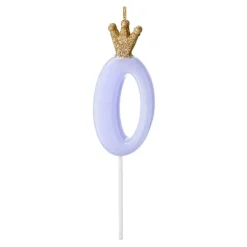 Discount PartyDeco sp. z o.o. Kagelys Tal med Krone Blå