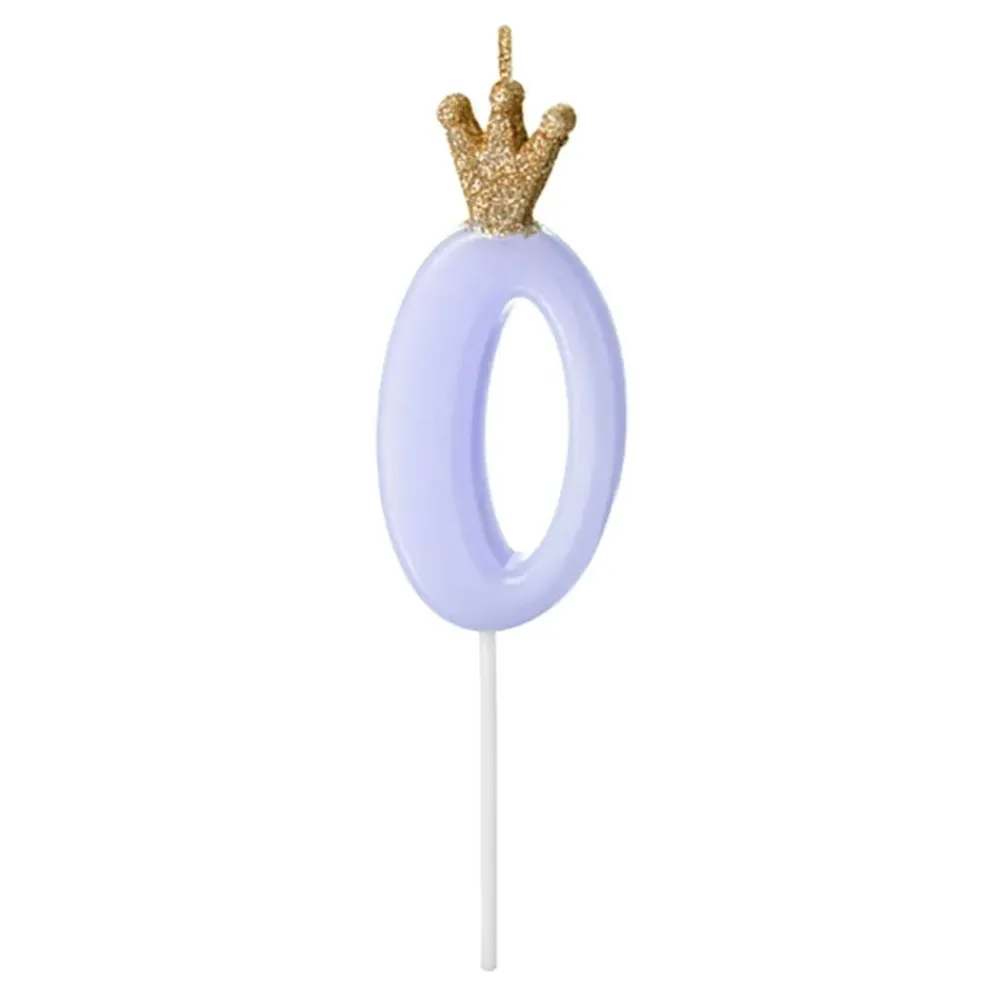 Discount PartyDeco sp. z o.o. Kagelys Tal med Krone Blå