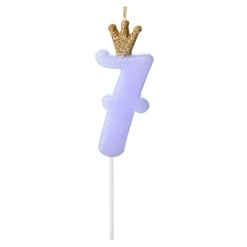 Discount PartyDeco sp. z o.o. Kagelys Tal med Krone Blå