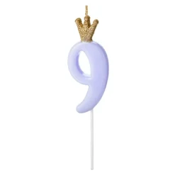 Discount PartyDeco sp. z o.o. Kagelys Tal med Krone Blå