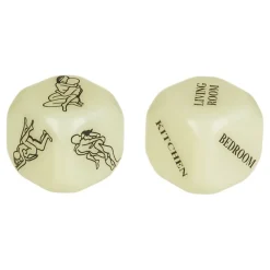 Online Out of the blue KG Kama Sutra Terninger Glow in the Dark