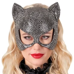 Widmann S.r.l. Kat Halvmaske med Strass