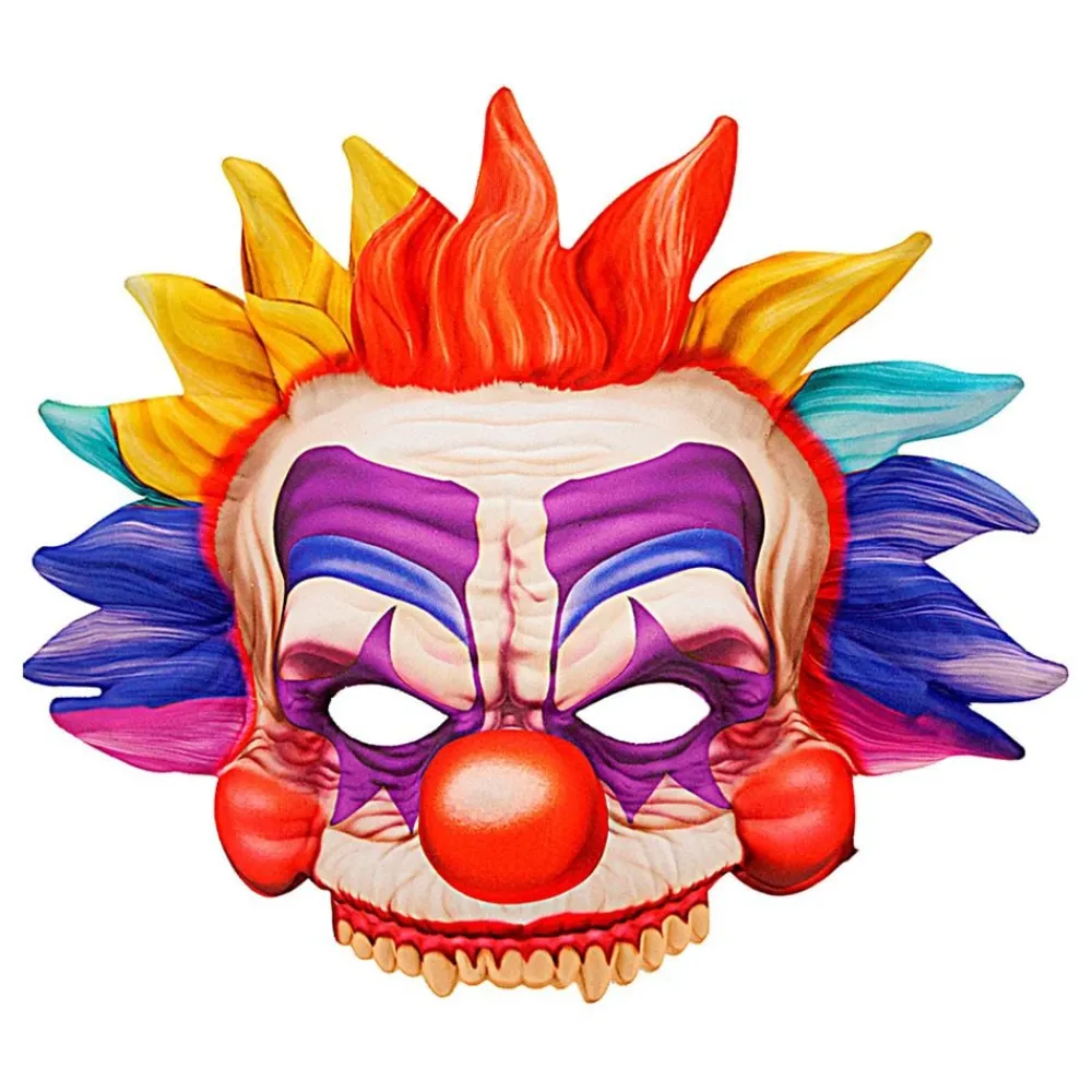 Widmann S.r.l. Killer Klovn Maske Flerfarvet - Kostumetema|Masker