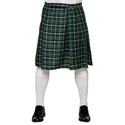 Boland Party Partners B.V. Kilt Skotskternet Grøn - Tilbehør