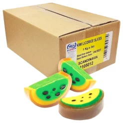 ERT Godis AB Kiwi Slices Licorice Økonomipakke - Slik